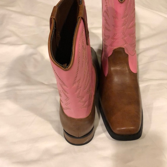 Boots Cowboy girls new sizes 2M, 4M or 6M man made Smartfit man made materials - Picture 9 of 10